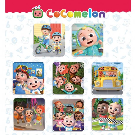 Juego Educativo para niños a Partir de 1 año 90884 Multicolor Liscianigiochi- CoComelon Baby Primer Puzle 