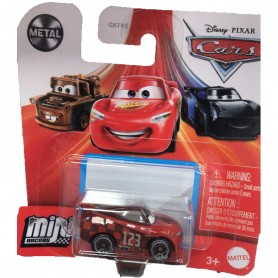 CARS - Mack Mini Racers Trasportatore, include veicolo die-cast di Saetta  McQueen, trasporta fino a 18