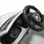 AUTO ELETTRICA PER BAMBINI FIAT 500 NEW BIANCA R/C 12V, 2 MOTORI, ING.MP3, LED CLB/AS236